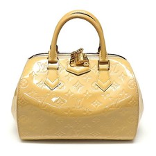Louis Vuitton Sac tote Montana Monogram Vernis BEIGE NOISETTE M90189 125781383