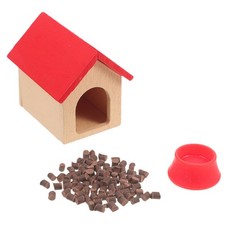  Cabane Chien Niche Jouet Miniatures De La Maison Poupée Accessoires Poupées