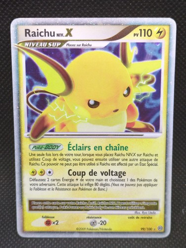 Carte pokemon raichu niv - carte,