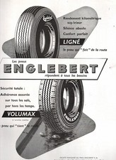 PUBLICITES ADS PNEUX ENGLEBERT