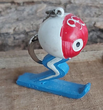 Schuss Mascotte Jeux Olymiques porte clé 1968 figurine, rare, vintage, Grenoble