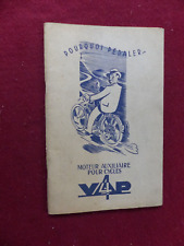 notice d'entretien du moteur auxiliaire VAP 4 / années 50 / en COPY