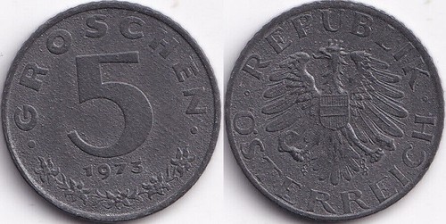 Groschen 1973 autriche - 5,