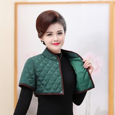 Veste Puffer Femme Matelassée Raccourcie Gilet Hiver Chaud Slim