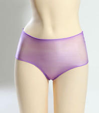 Culotte transparente violette