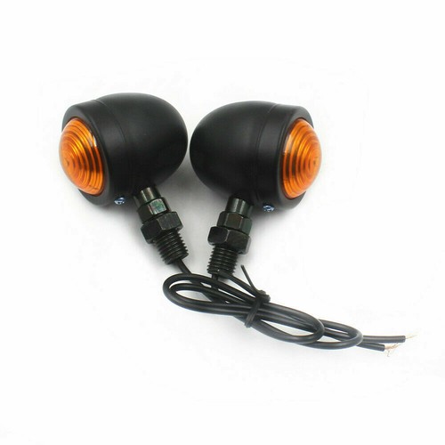 Paire moto ambre bullet - ambre,