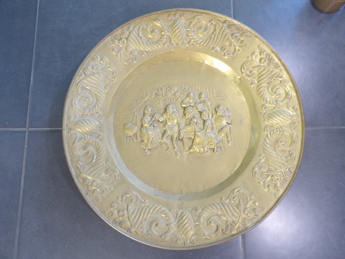 Grand plat plaque tableau
