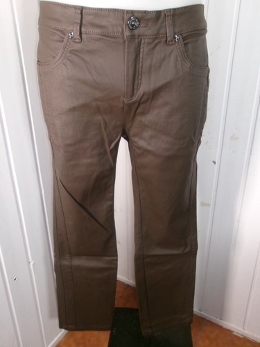 Pantalon marron enduit épais