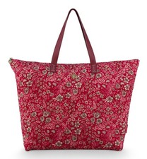 Pip Studio Tilda Tote Bag Quilted Daisy Dreams L Red
