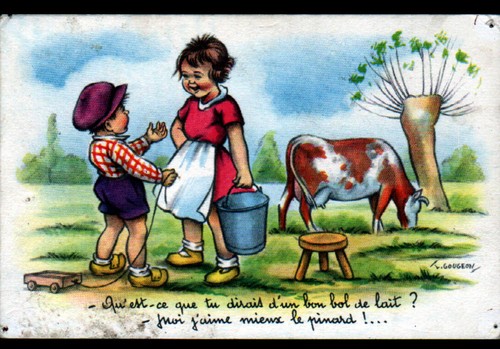 Bol lait aprés traite - de,