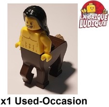 Lego Figurine Minifig mythologie centaure centaur torse nu cheveux long USED