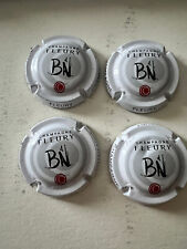 CAPSULES DE CHAMPAGNE FLEURY       BLANC DE NOIRS    LOT DE QUATRE