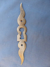 Entrée serrure flamme fer