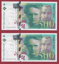 Billet de 500 francs Pierre et