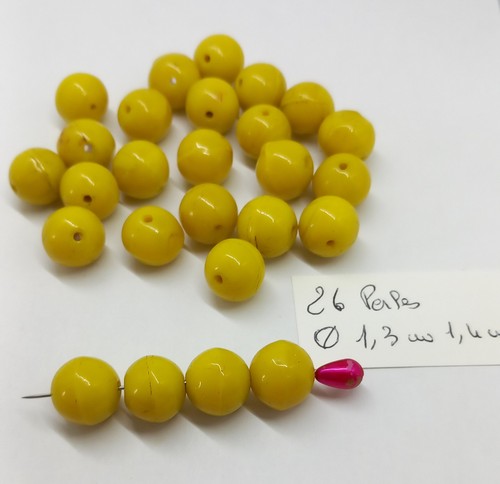 Lot perles en verre - lot,