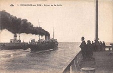 CPA 62 BOULOGNE DEPART DE LA MALLE