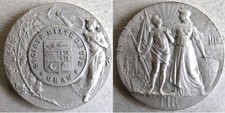Médaille en Argent, Algerie, Société Mixte de Tir, ORAN par MATTEI