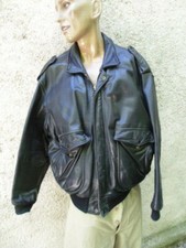 BLOUSON DE PILOTE EN CUIR VINTAGE : CREEKS XXL
