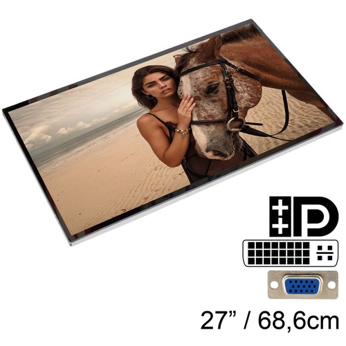 Moniteur tactile tft - moniteur, 27"