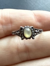 Ancienne Bague En Argent Massif 925 Jonc Alliance Anneaux Créateur ethnique 