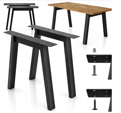 Pieds table en acier - 2,