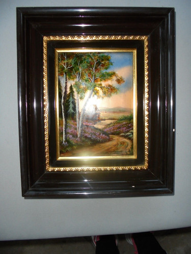 Tableau ancien emaux limoges - emaux,