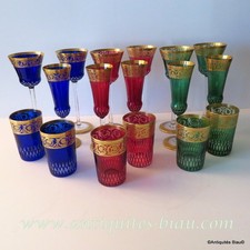 17 verre couleur Saint Louis