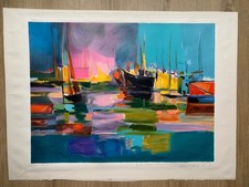 Grande lithographie - Marine