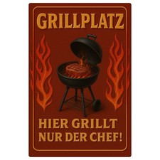 Plaque en tôle pour barbecue