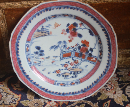 Assiette octogonale porcelaine - octogonale,