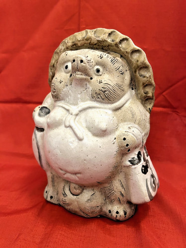 Statuette terre cuite - statuette,