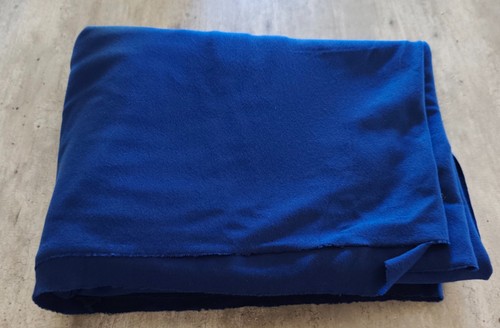 Coupon tissu jersey bleu roi