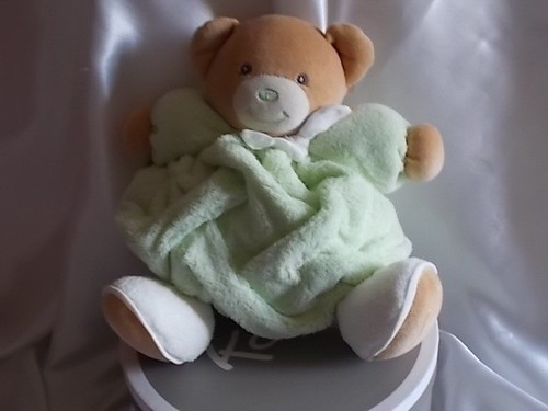 Doudou ours boule plume - doudou, boule,