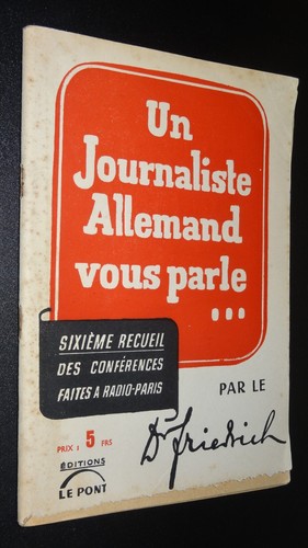 Journaliste allemand vous - un,