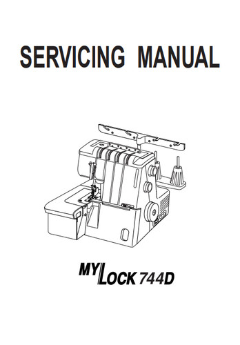 Janome mylock 744d service - 744d,