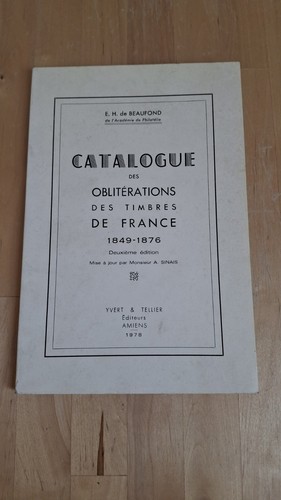 Catalogue Des Oblitérations