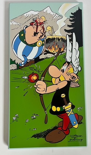 Uderzo plaque emaillee - uderzo,