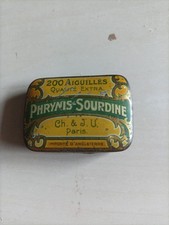Boite D'aiguilles (10 Environ) De Gramophone " Phrynis-sourdine"