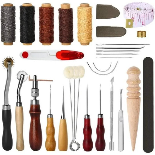 Kit outils couture cuir 31pcs - outils,