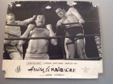 PHOTO D'EXPLOITATION (LOBBY CARD) : ARRÊTEZ LE MASSACRE (C. MARCHAND J. RICHARD)