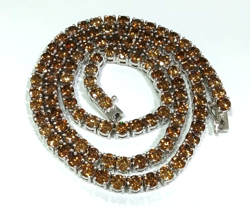 Collier tennis diamant