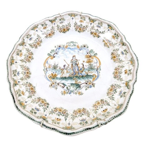 Assiette faïence moustiers - faïence,