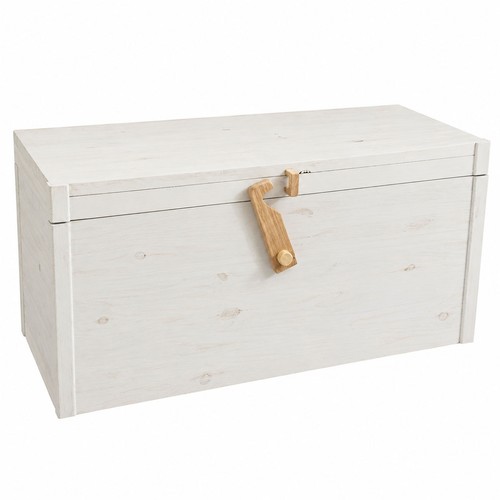Coffre bois pin lasuré - coffre,