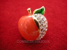 Broche "Pomme" comme un pin's N° 2 Fruit Golden Maraîcher - Bijoux pur Vintage