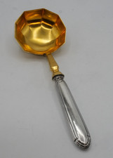 LOUCHE A SAUCE OU CREME MANCHE ARGENT POINCON MINERVE 1 ER TITRE