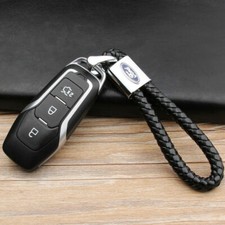 Porte cle ford cuir corde - cle,
