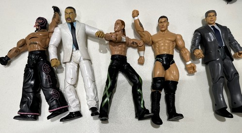 Lot figurines wwe catch jakks - wwe,