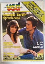 VSD n°282 du 26/01/1983; A Delon, Parillaud/ Adieu Borg/ Salon de la BD/ Gandhi