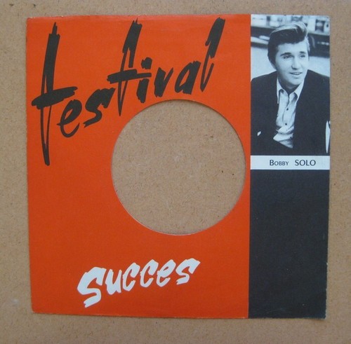 Bobby solo pochette - pochette,  disque