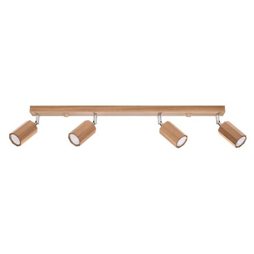 Plafonnier bois chêne gu10 - plafonnier, 4